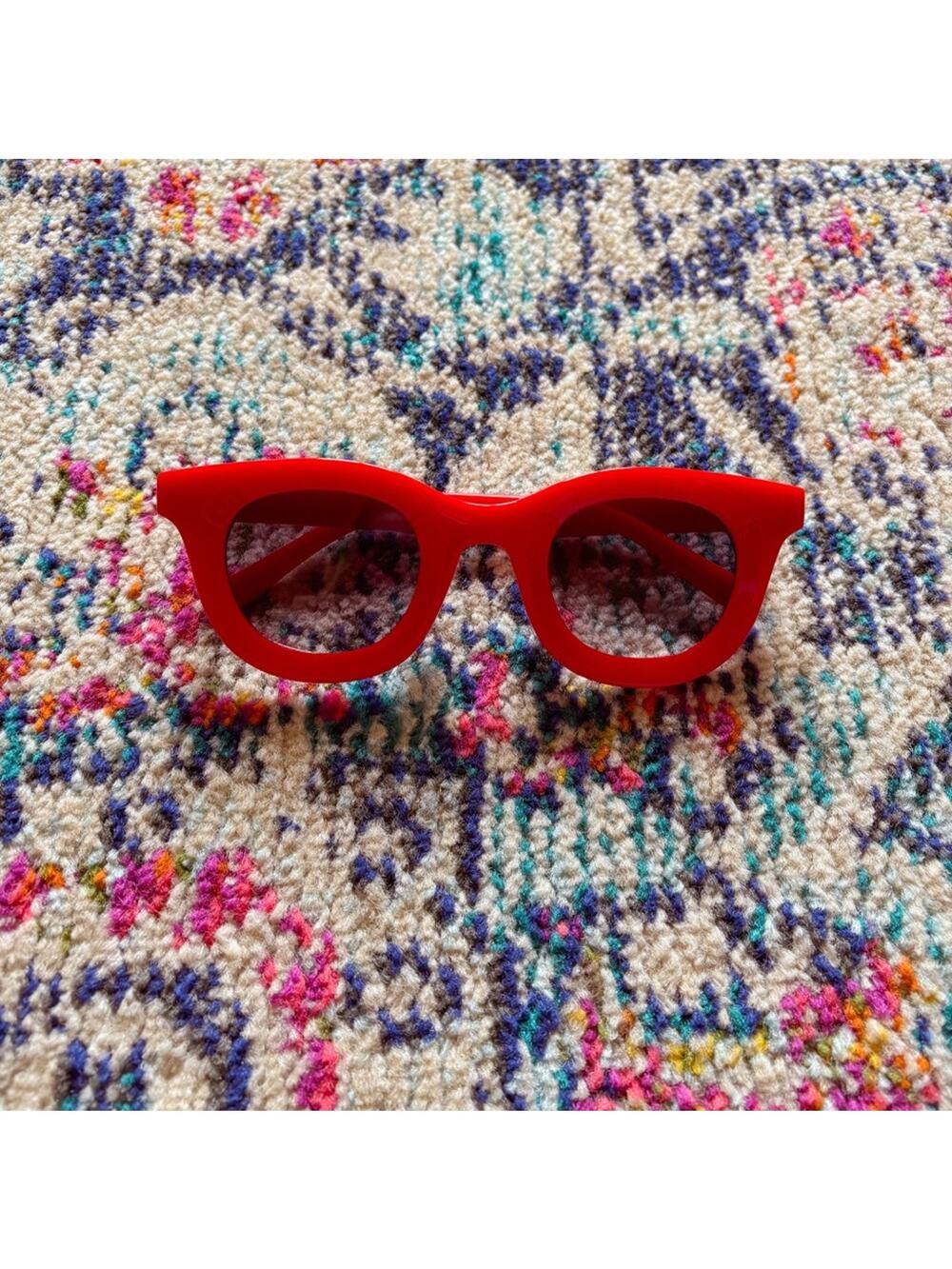 NWOT ✨ BP. Vintage Style Red Bubble Round Sunglasses Y2K Statement